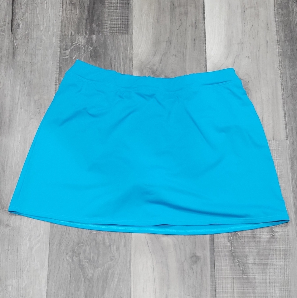 Lands' End Swim Skirt in Bright Blue